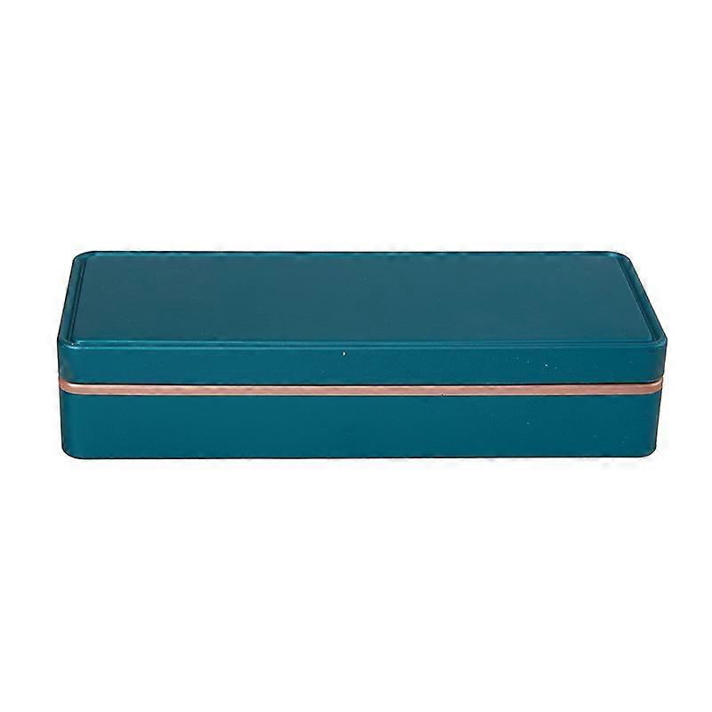 Multicolor Tinplate Rectangular Storage Box Container with Lid Small Tin Boxes Empty Containers Storage Box Case Organizer