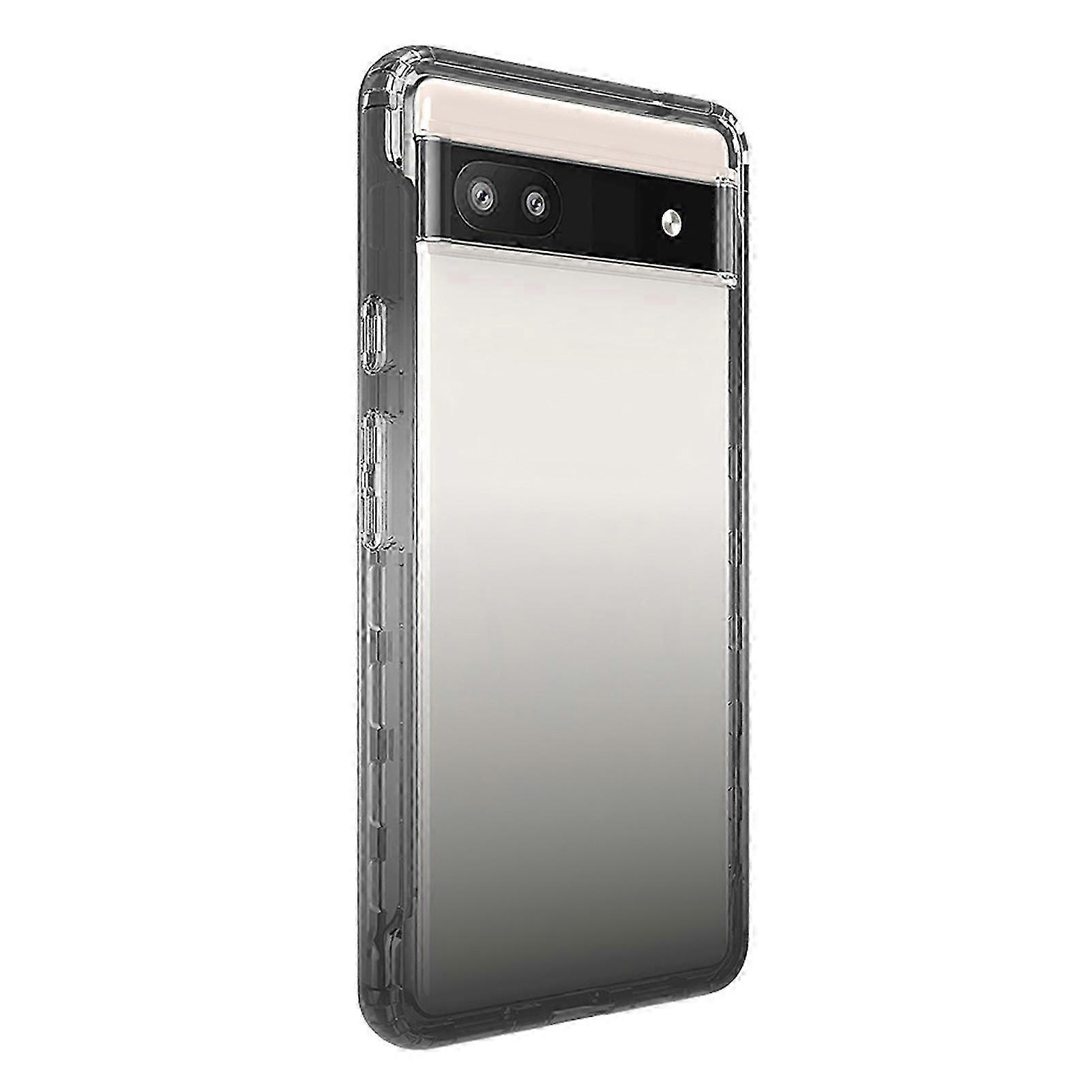 for Google Pixel 6/7 Pro Case Phone Protector Dustproof Anti-drop High Transparency Gradient 2 Layers Structure High Elasticity Phone Back Cover