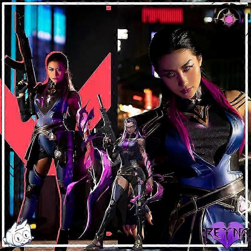 Παιχνίδι Reyna Cosplay Cosplay Κοστούμι Περούκα παπούτσια Zyanya Mondragn Cosplay Παιχνίδι ρόλων Στολή Απόκριες Καρναβάλι Πάρτι