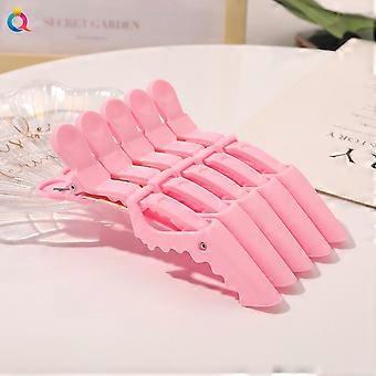 JUSCH Hair Clips 10 Pcs Professional Salon Hair Clip Women Styling Sectioning Clips Durable Plastic Alligator Hairclip with Nonslip Grip and Wide Teet