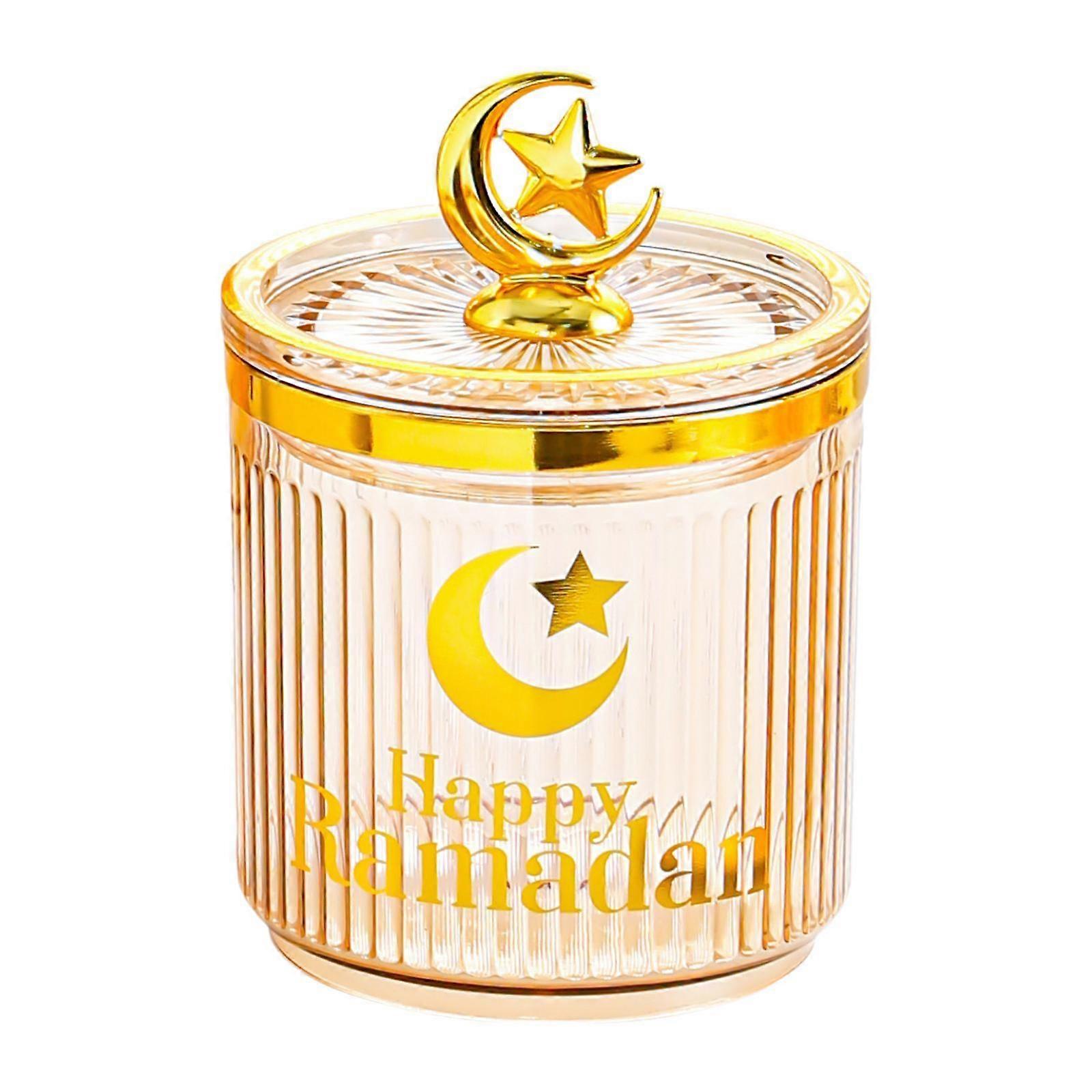 ラマダンキャンディージャーシュガーストレージボウルフードキャニスター多目的スナックホルダー