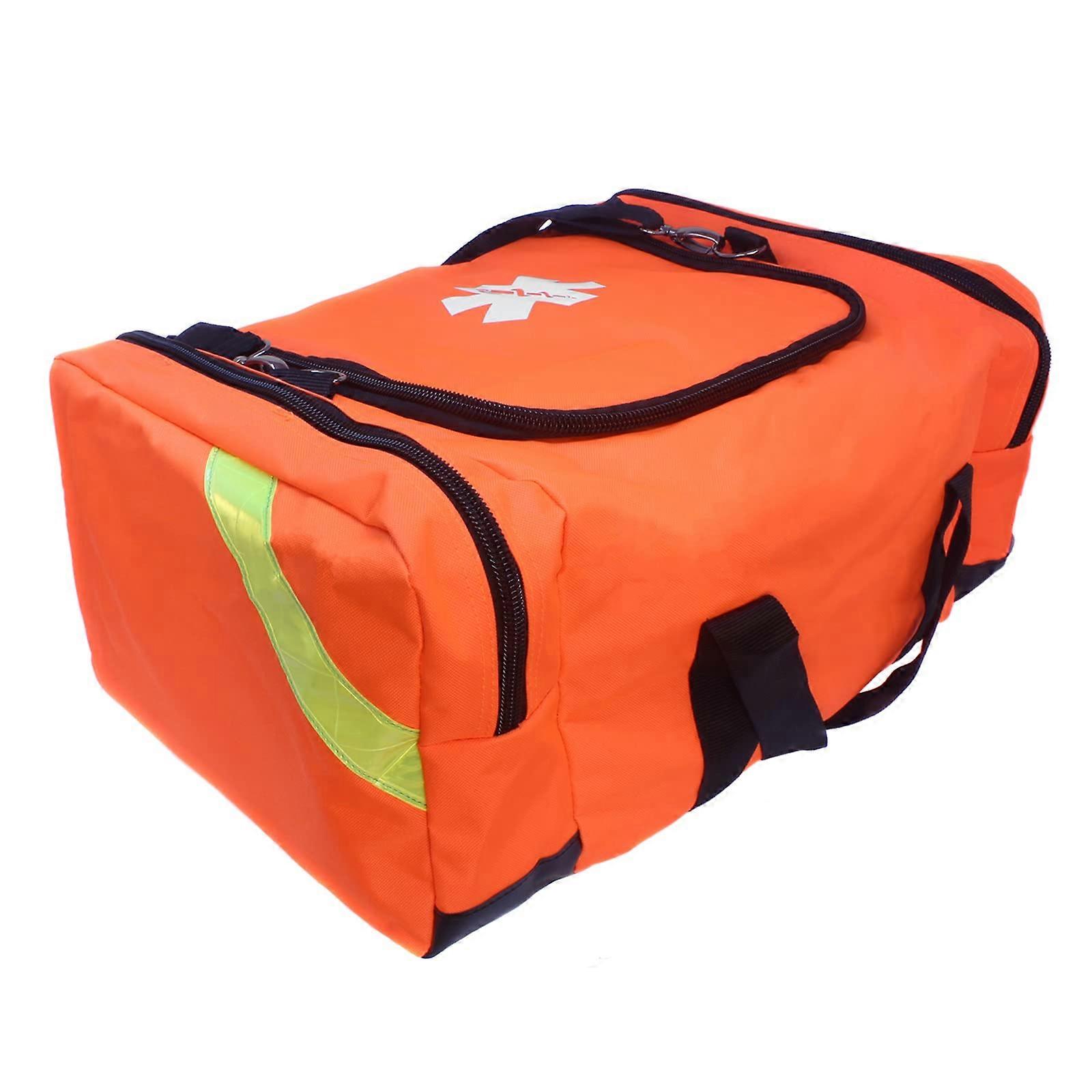 Large orange trauma bag