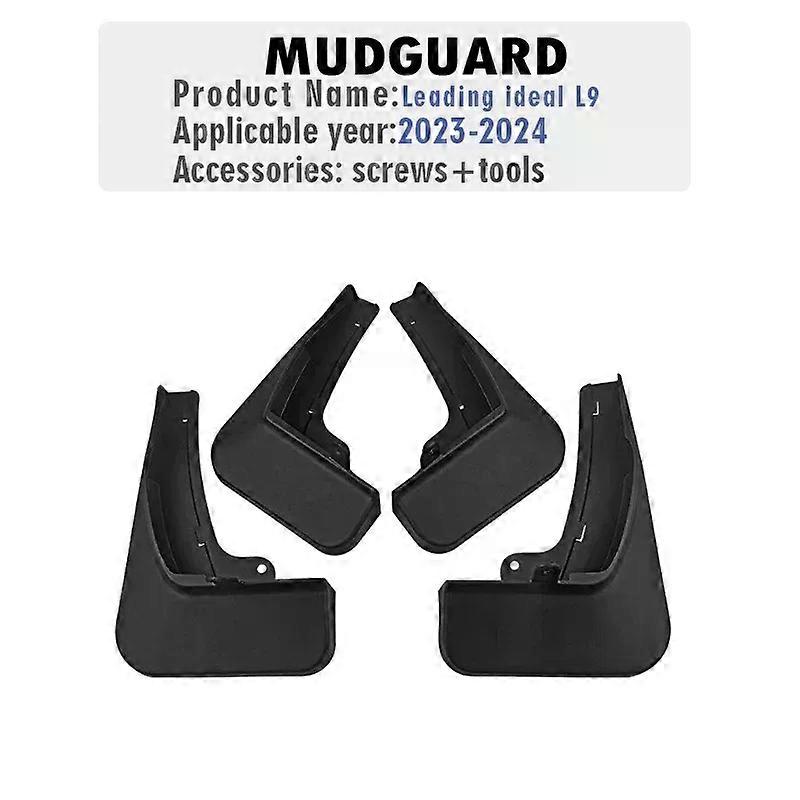 unique 2023 2024 2025 FOR Leading ideal L9 Mudflaps Mudguard Fender Mud Flaps Guard Splash Mudguards Car Accessories Front Rear 4pcs