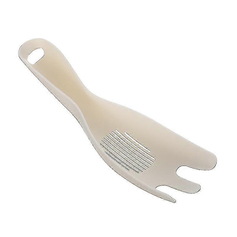 2 Pcs Creative Plastic Pot Strainer Drainer Multifunction Rice Wash Spoon Colander