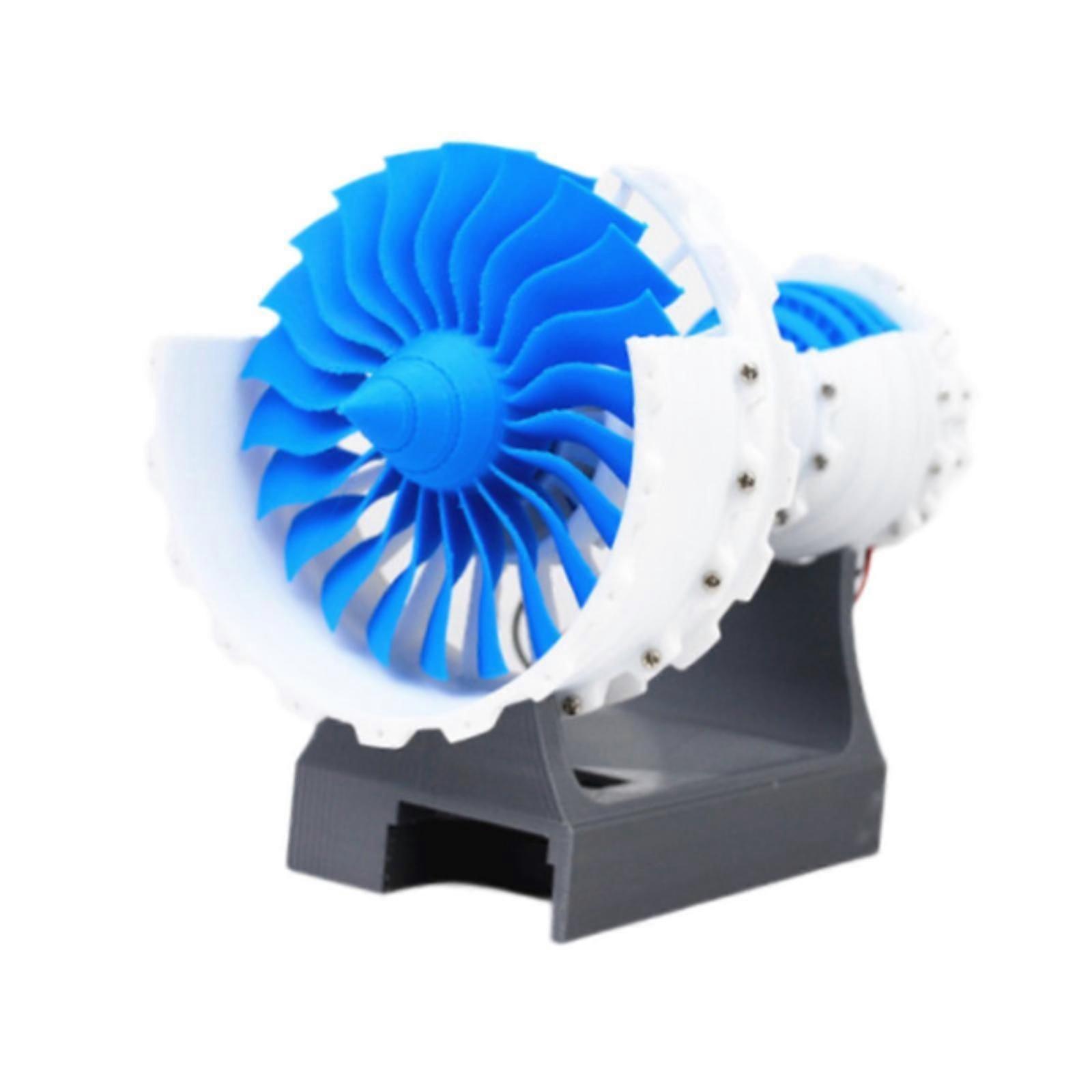 3D Printer Aviation Engine Model Gift Mechanical Learning Tool with Electric