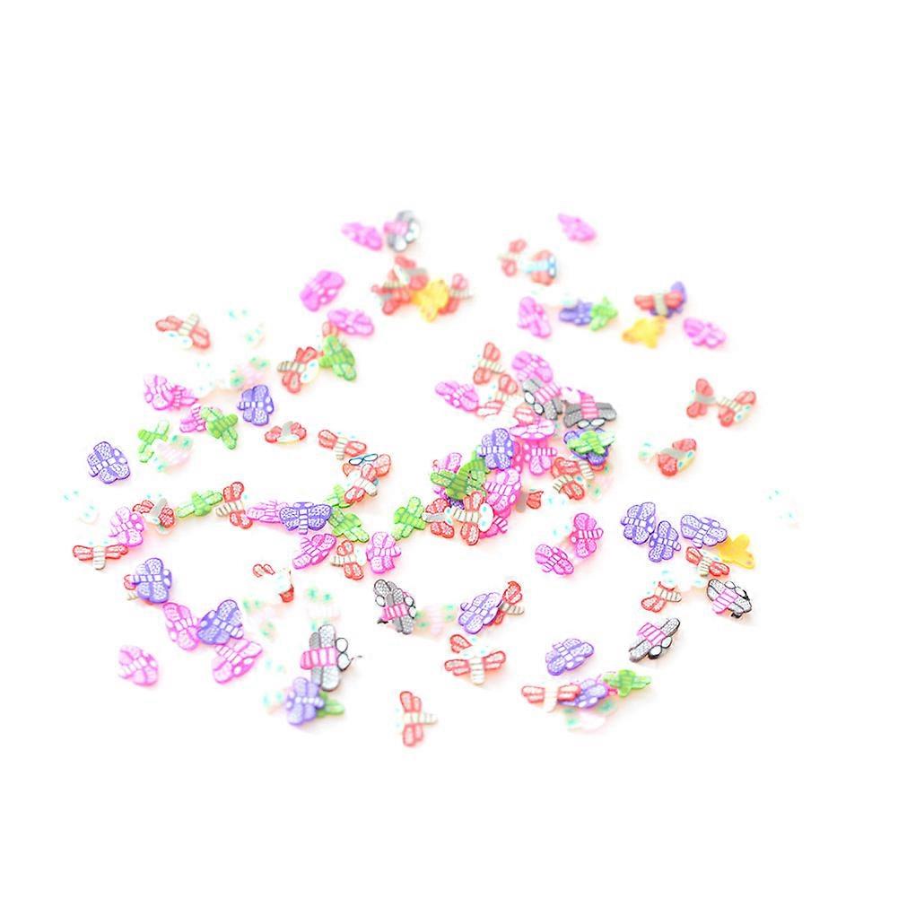 3D Phone Case DIY Accessories - 4 Types Polymer Clay Nail Art Decals for Custom Handcraft Projects