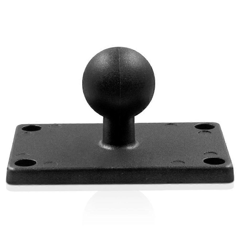 Aluminum Square Mounting Base with 1 Inch Rubber Ball Head Motorcycle Mounting Base for RAM Navigation Bracket,Style 3