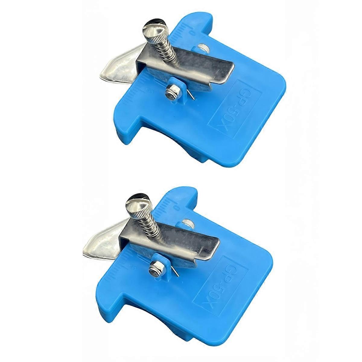 Magnetic Seam Guide for Sewing Machine, 2pc Magnetic Seam Guide with Clip, Sewing Machine Universal Accessories Blue