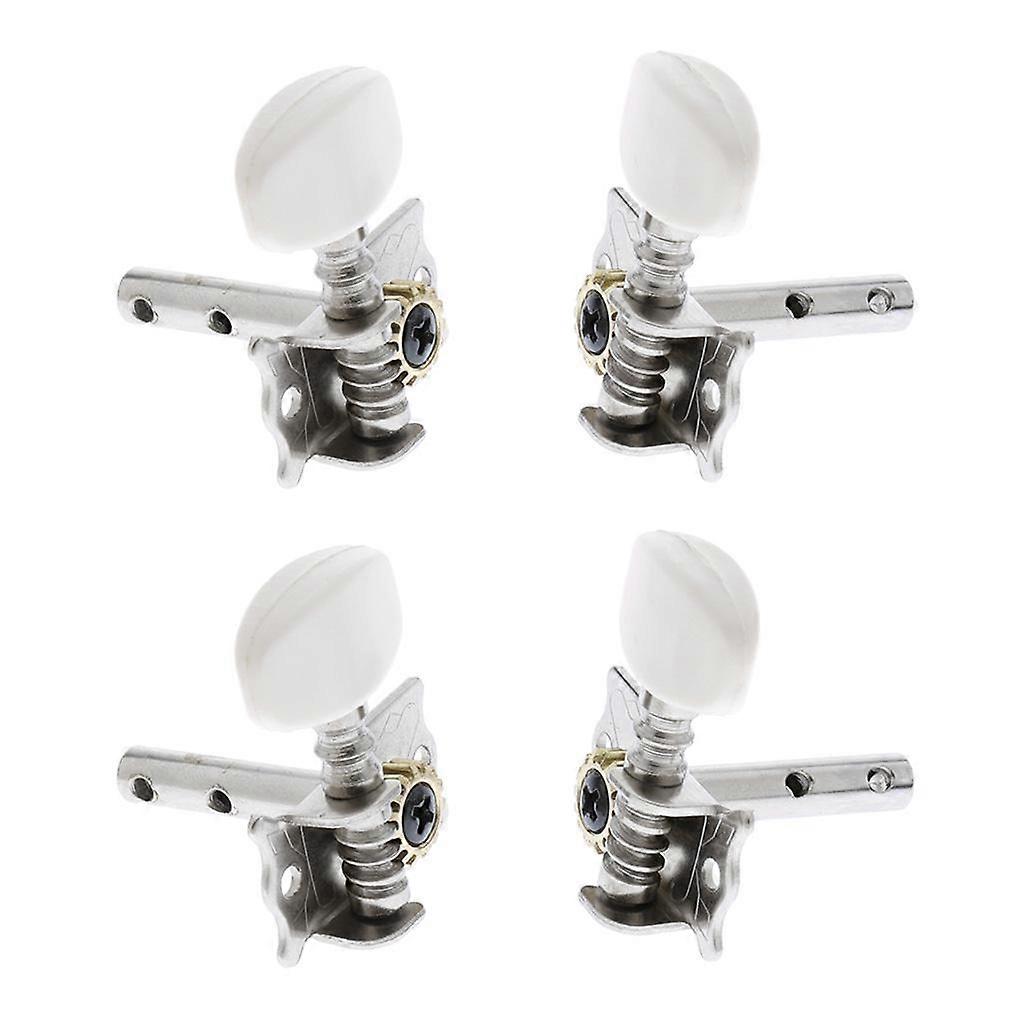 4pcs Guitar String Tuning Key Pegs Machine Head Round for Ukulele Replacements