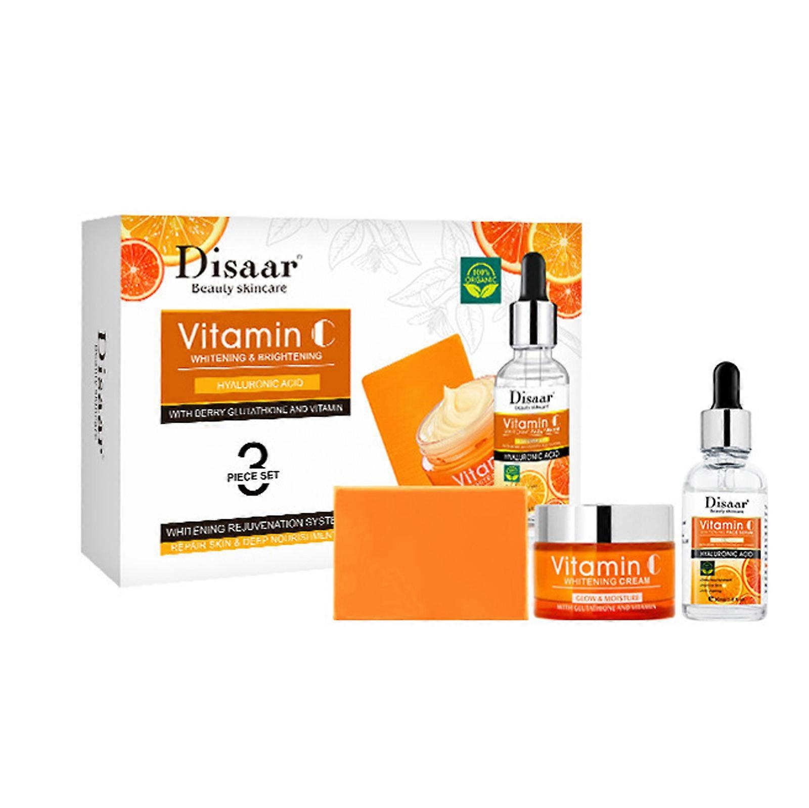 Vitamin C Product Set Three Piece Set Hydrating Moisturizing And Brightening 30ml Sunshine538