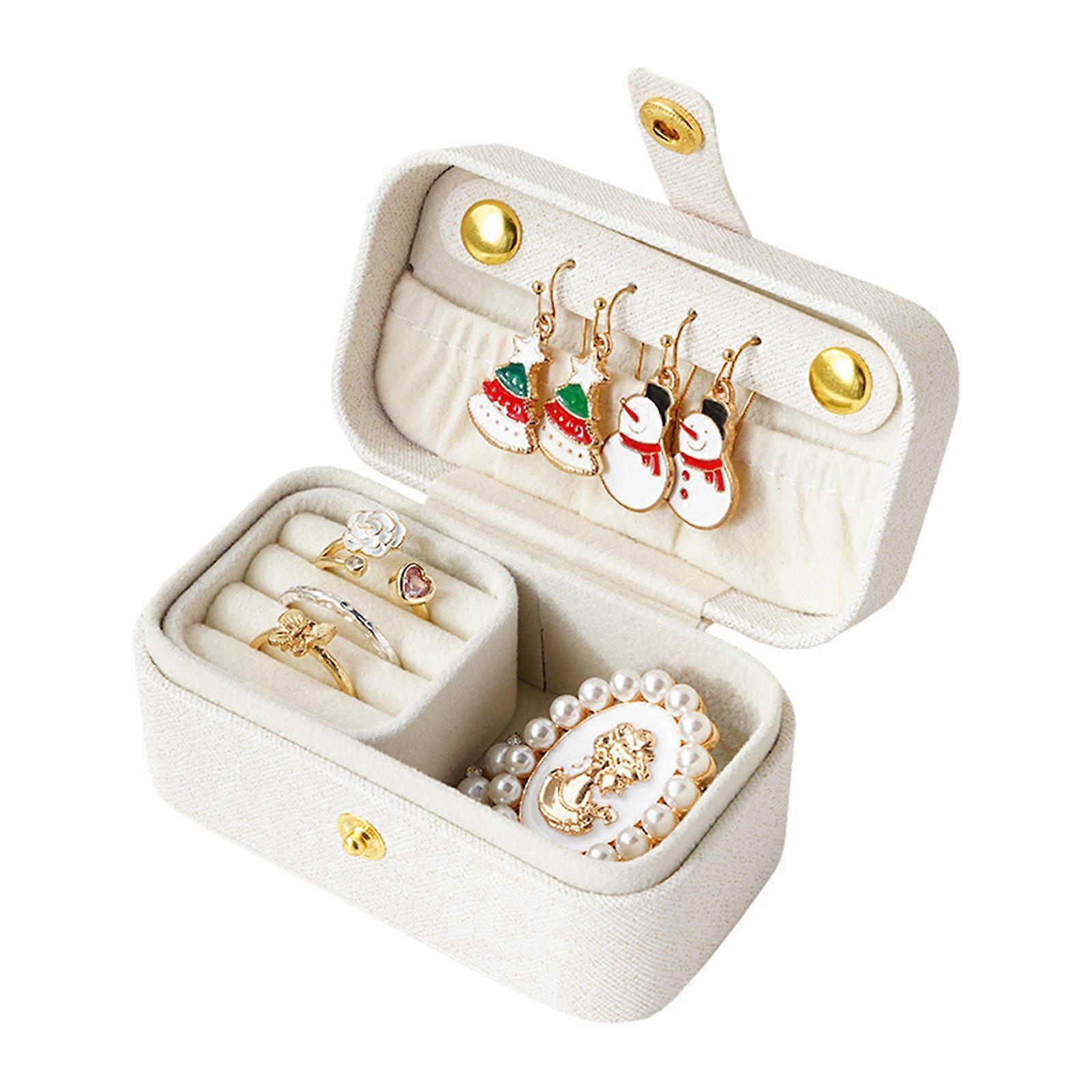 Unique Jewelry Storage Box Stylish Jewelry Container with Multiple Compartments Perfect for Organizing and Traveling