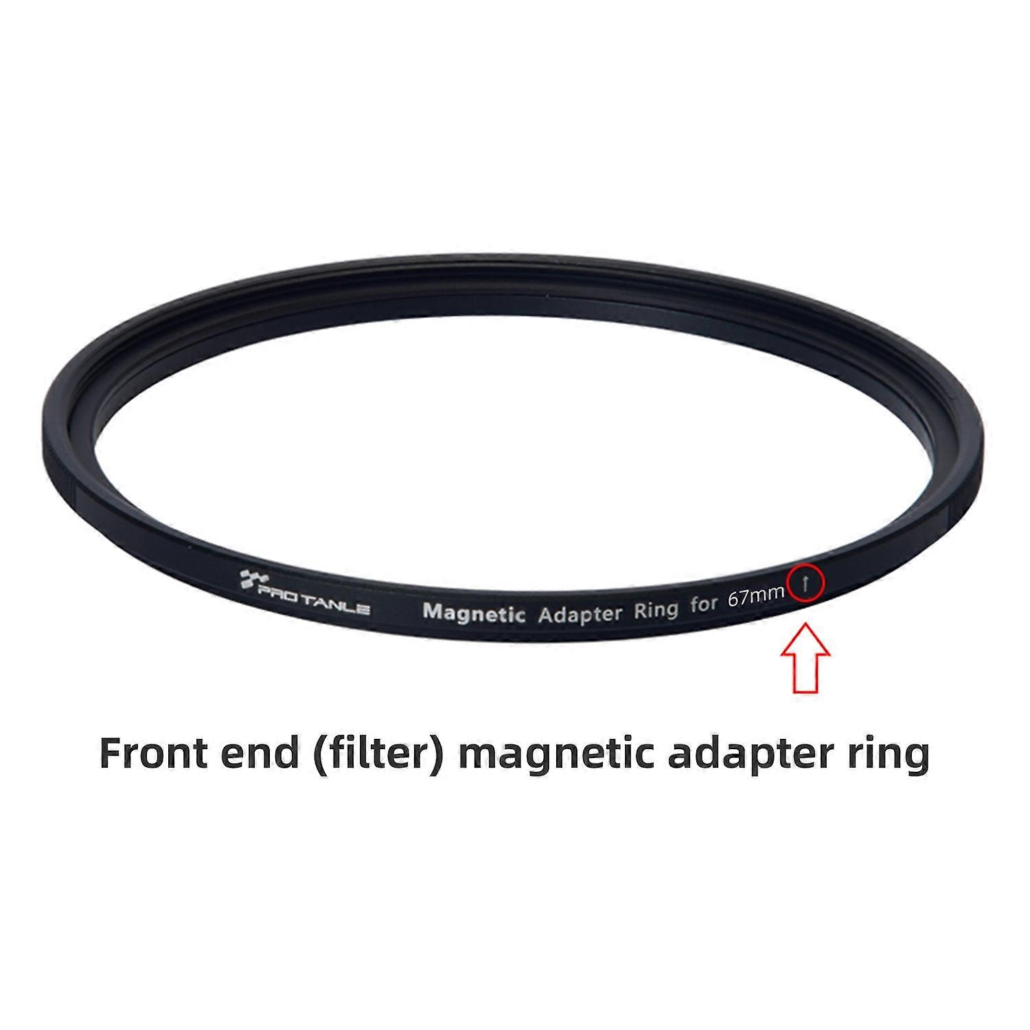 PRO TANLE Magnetic Filter Adapter Ring Kit 67mm Ring Adapter for Filter and Lens Magnetic Adapter Ri