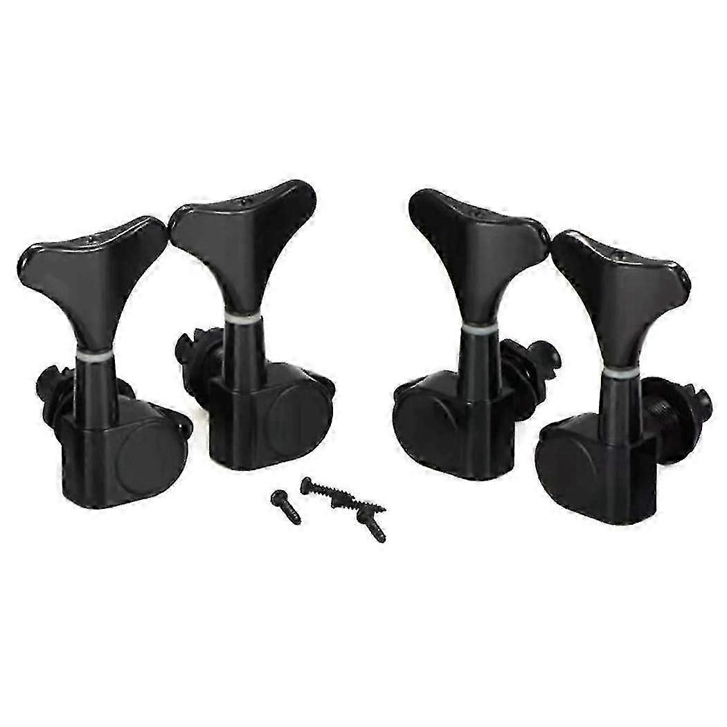 2 + 2 Sealed Bass Guitar Tuning Pegs Keys 2r2l Machine Head Tuners dla precyzyjnego basu i basu jazzowego