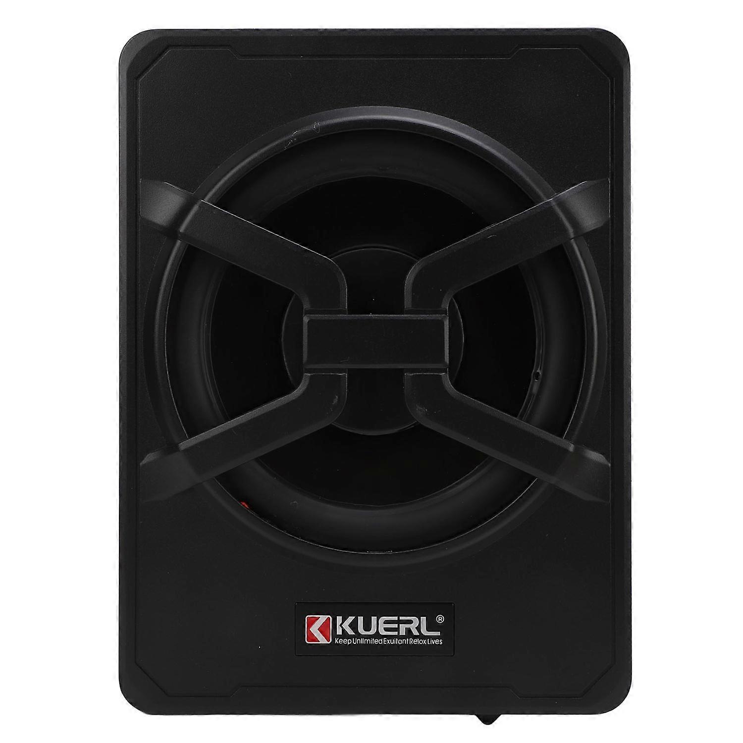 10 Inch 800W Slim Underseat Subwoofer with Amplifier Under Seat Powered Car Truck Active Subwoofer R
