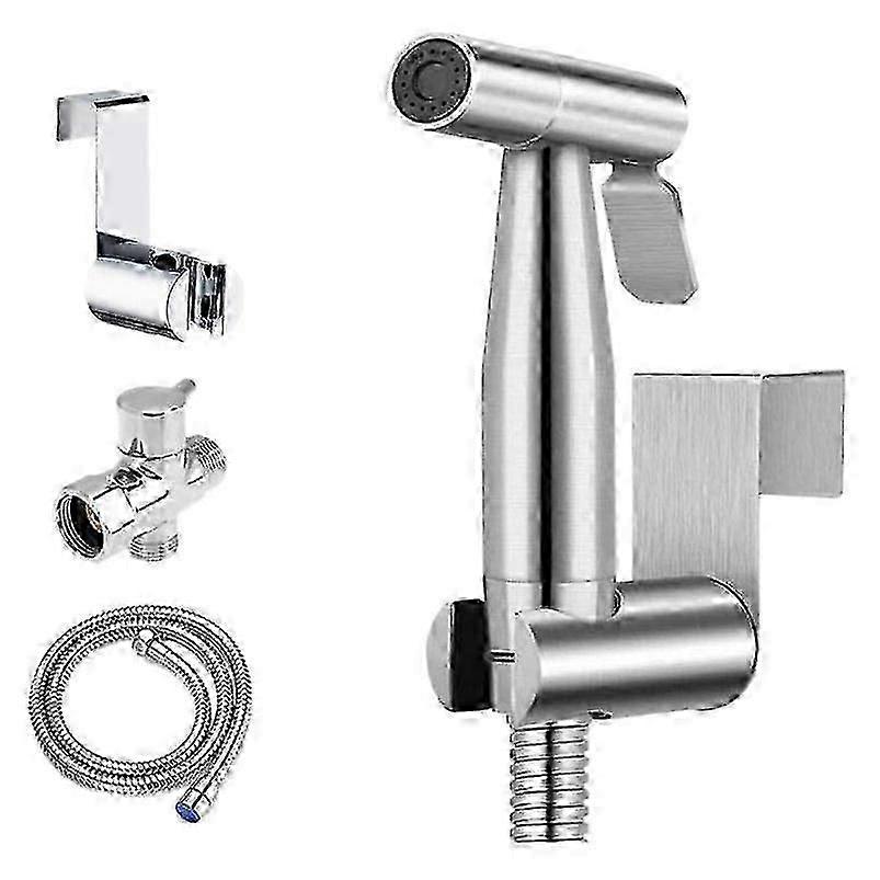 Kit spruzzatore per WC bidet portatile Rubinetto per bidet in acciaio inossidabile per spruzzatore doccia a spruzzo da bagno Do