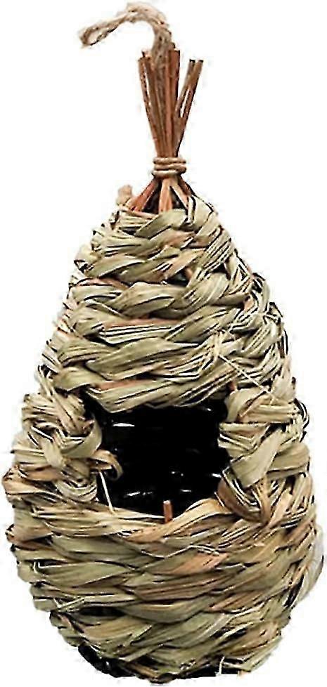 Comfortable and peaceful grass aviary for finches, canaries and birds, 11 x 11 x 24 cm