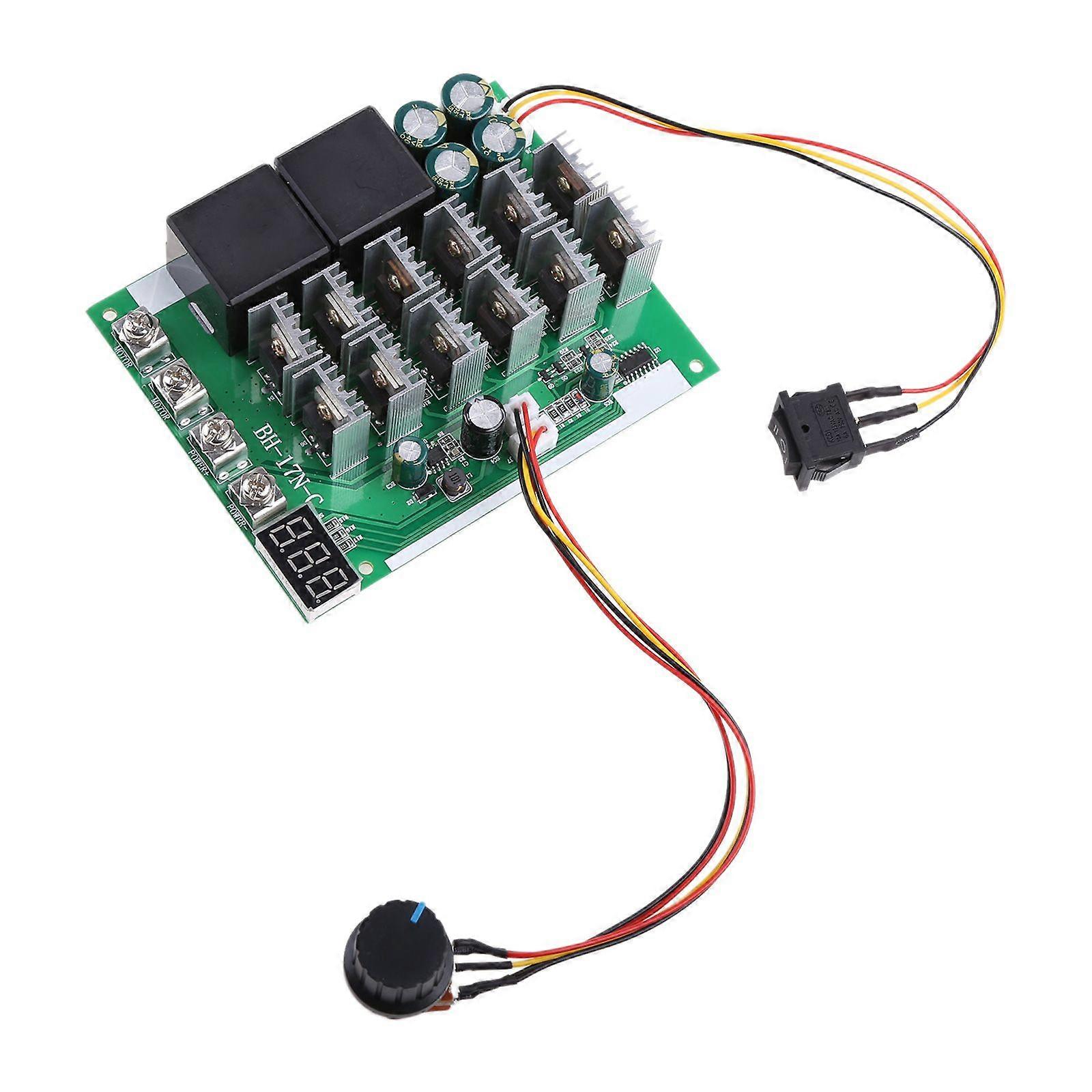 for DC Motor Speed Controller 12V 24V 36V 48V 10-55V 60A Forward / Reverse Switc