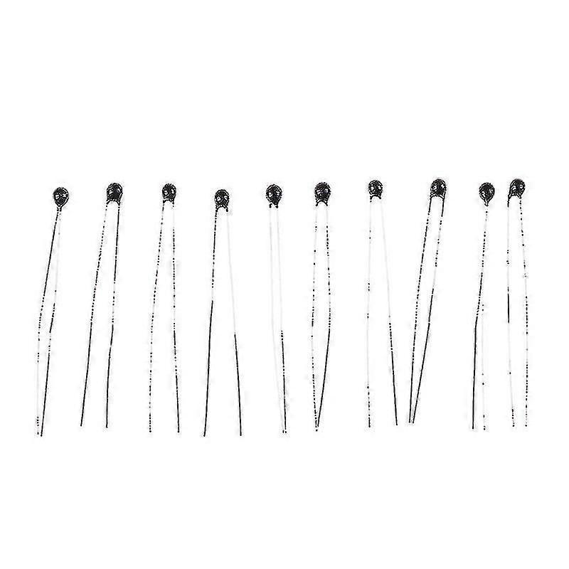 10pcs Thermistor Temperature Sensor Ntc-mf52-103/3435 10k Ohm 1% Shytmv