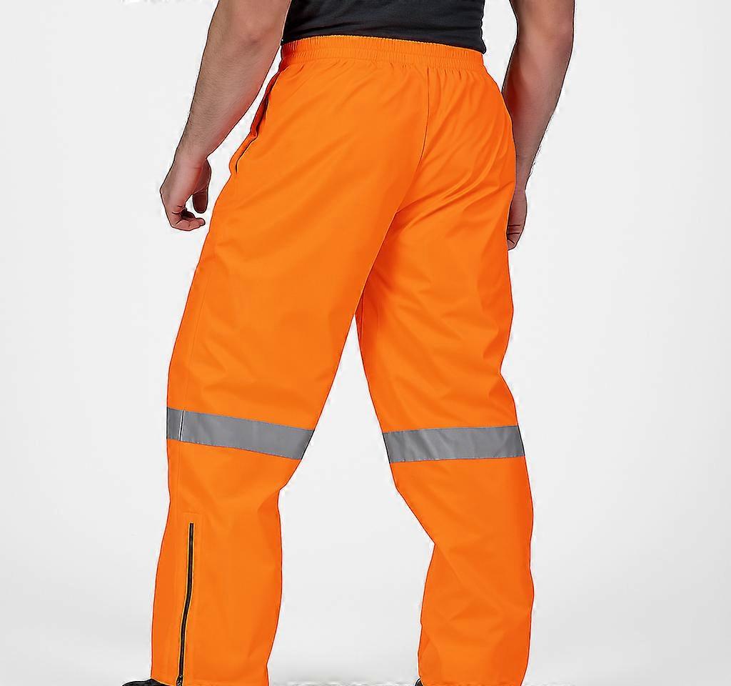 Huski Mens Tarmac Hi Vis Trousers Pants High Visibility Safety Pants