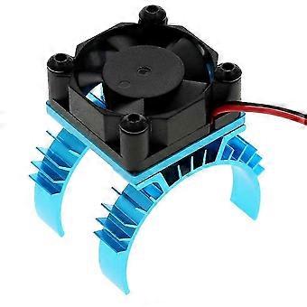 RC Parts Electric Car Motor Heatsink Cover + Cooling Fan for 1/10 TT02 RC Car 540 550 3650 Motor He