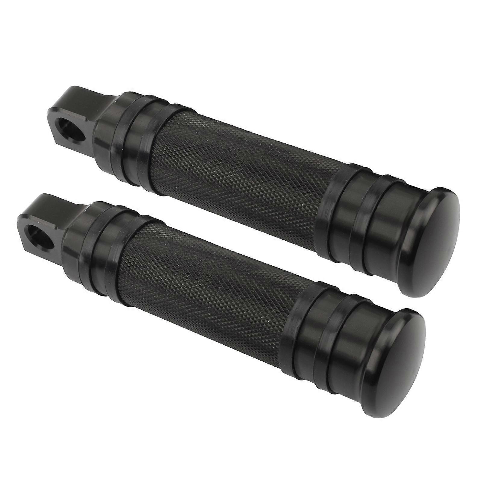 משענת דוושה אופנוע קדמי אחורי רגל יתד 1 זוג משענת רגל יתדות לרגליים עבור Sportster XL 883 Dyna Softail Fatboy שחור