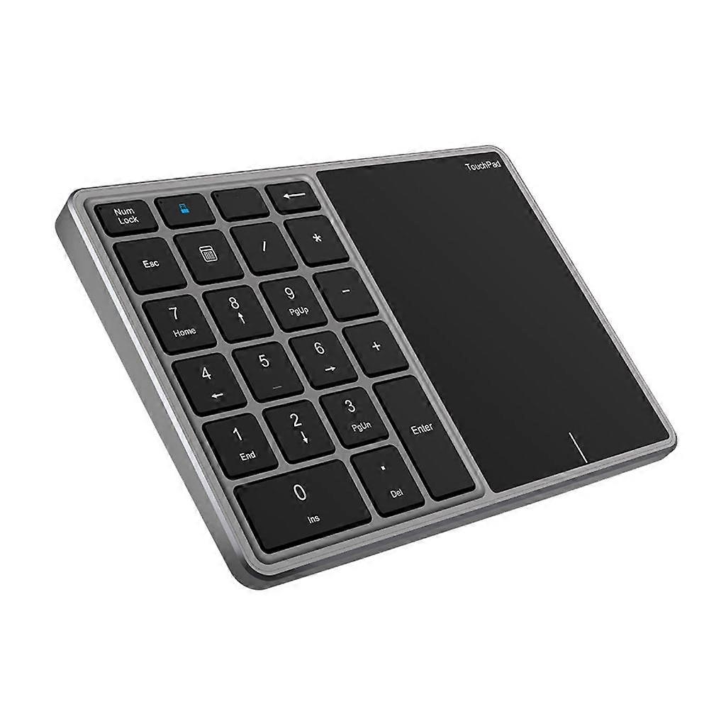 BluetoothCompatible Numeric Keypad Keypad 2 in 1 Design 2.4Ghz Touchpad Numpad