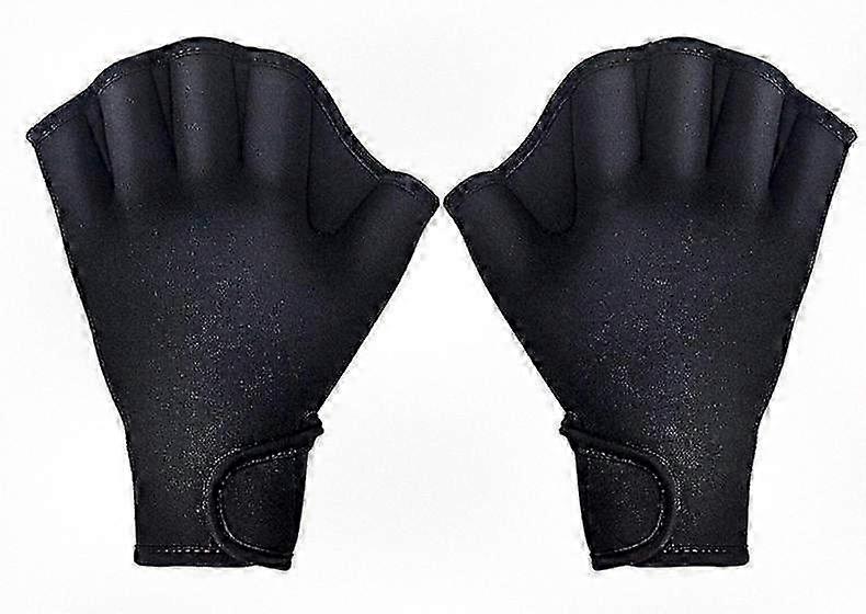 Waterproof Unisex Swim Gloves for Training with Hand Paddles