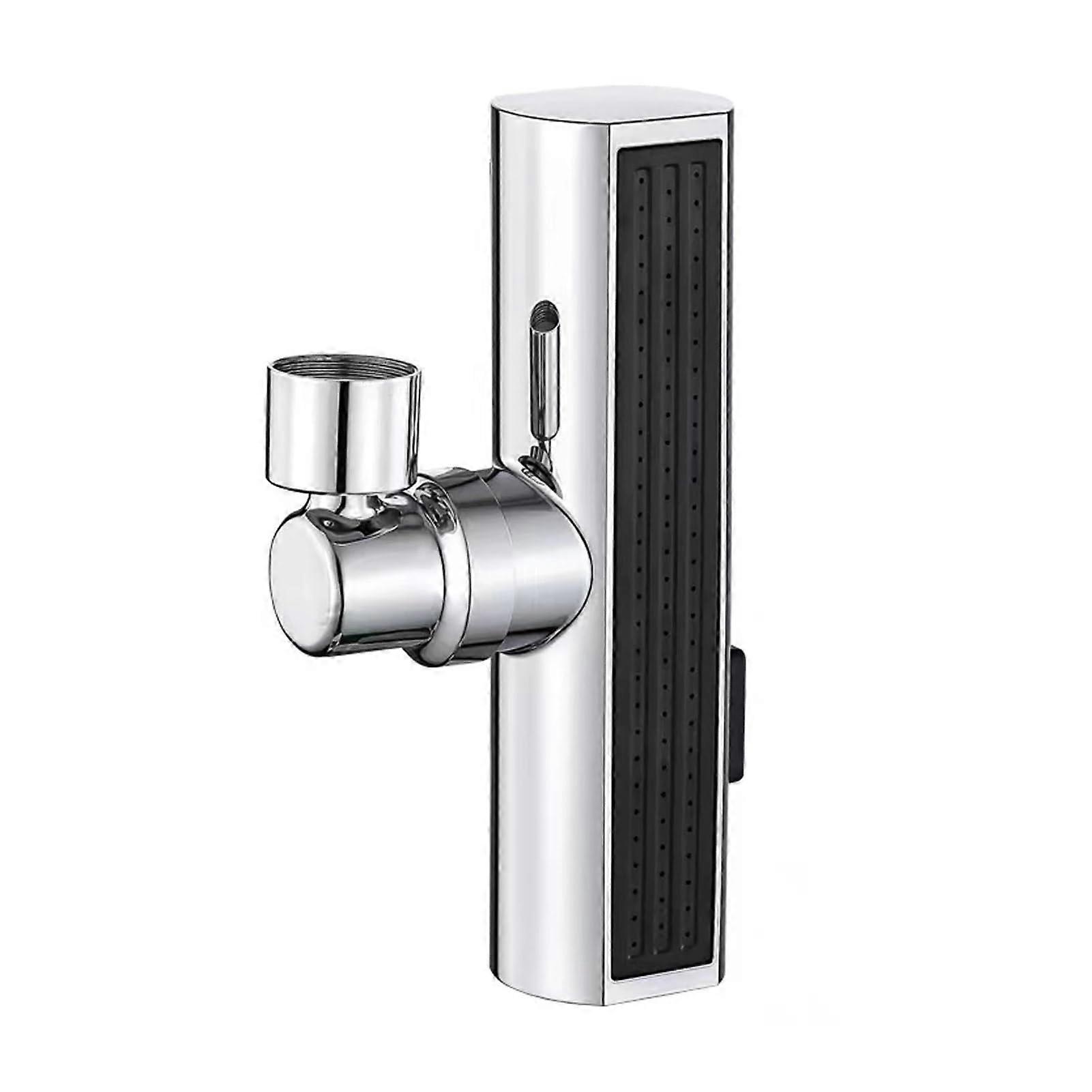 Waterfall 3-Speed Multi-Function Sink Mixer Tap, Splash-Proof 360° Rotating Hot and Cold Faucet, Updated Model 1
