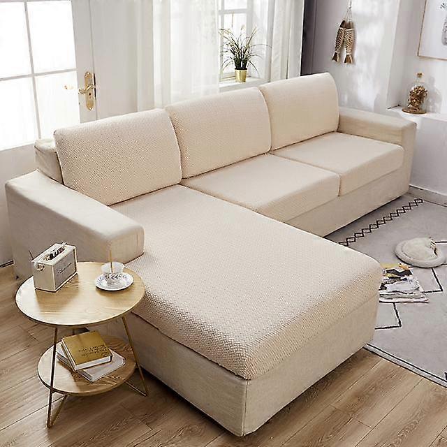 Jacquard Sofa Seat Cushion Cover Elasticity Chair Seat Cover Removable Sofa Slipcover Stretch Furniture Protector 1 /2 /3 /4 Seat