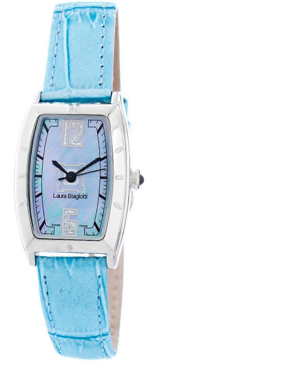 Laura Biagiotti kék valódi bőr LB0010L-AZUL női óra