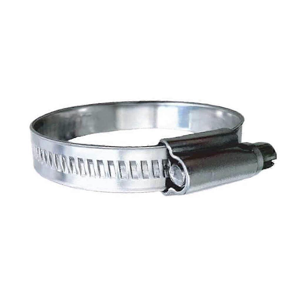 Trident Marine 316 SS NonPerforated Worm Gear Hose Clamp 15/32 Band 7/8-1-1/4 Clamping Range 10 Pack SAE Size 12