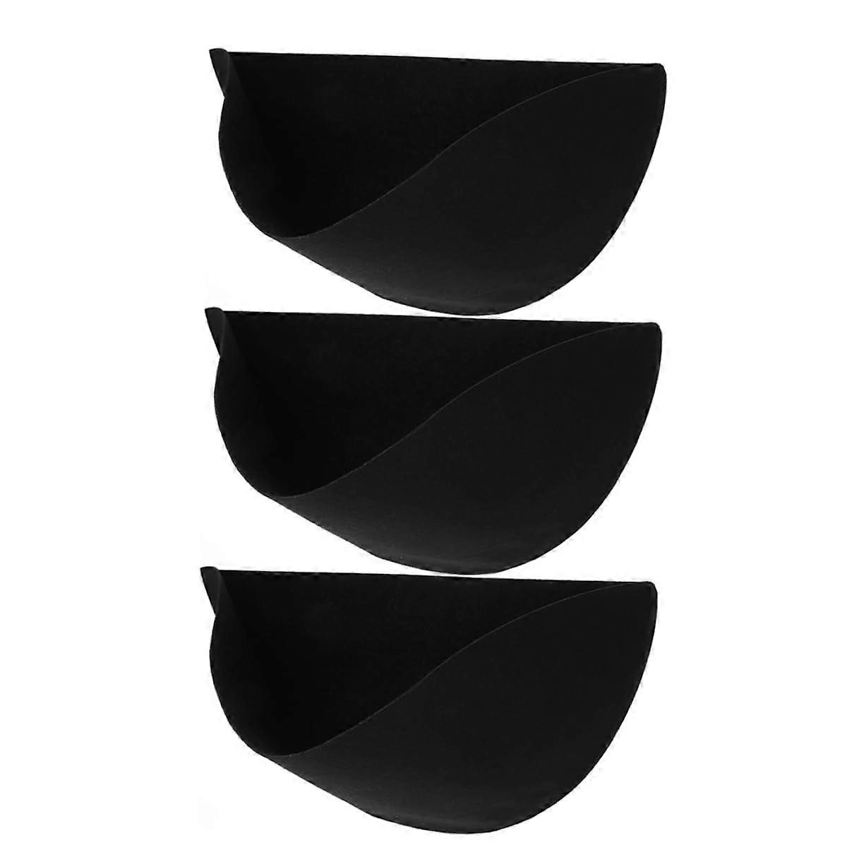 3pcs Planter Basket Liner for Hanging Baskets Non Woven Flowerpot Inserts for Plants Convenient Gardening for Nursery Pots Half Design