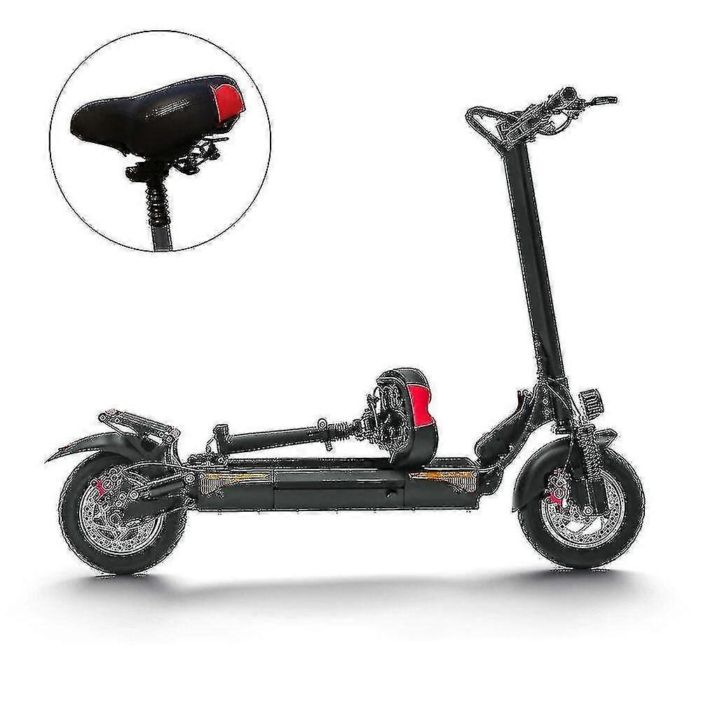 48vスクーターサドルシートプロフェッショナル通気性調整可能な衝撃吸収折りたたみ式電動スクーターチェアクッションL6用最高のOne-yezi