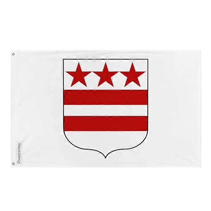 Washington Family Coat of Arms Flag – 90 x 150 cm – Polyester – Iron Eyelets – Durable