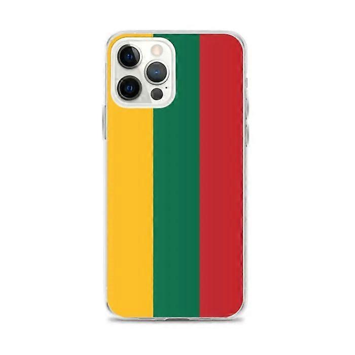 iPhone Case - Multicolored - Lithuania Flag - Flexible - TPU - Compatible with iPhone 12 Pro Max