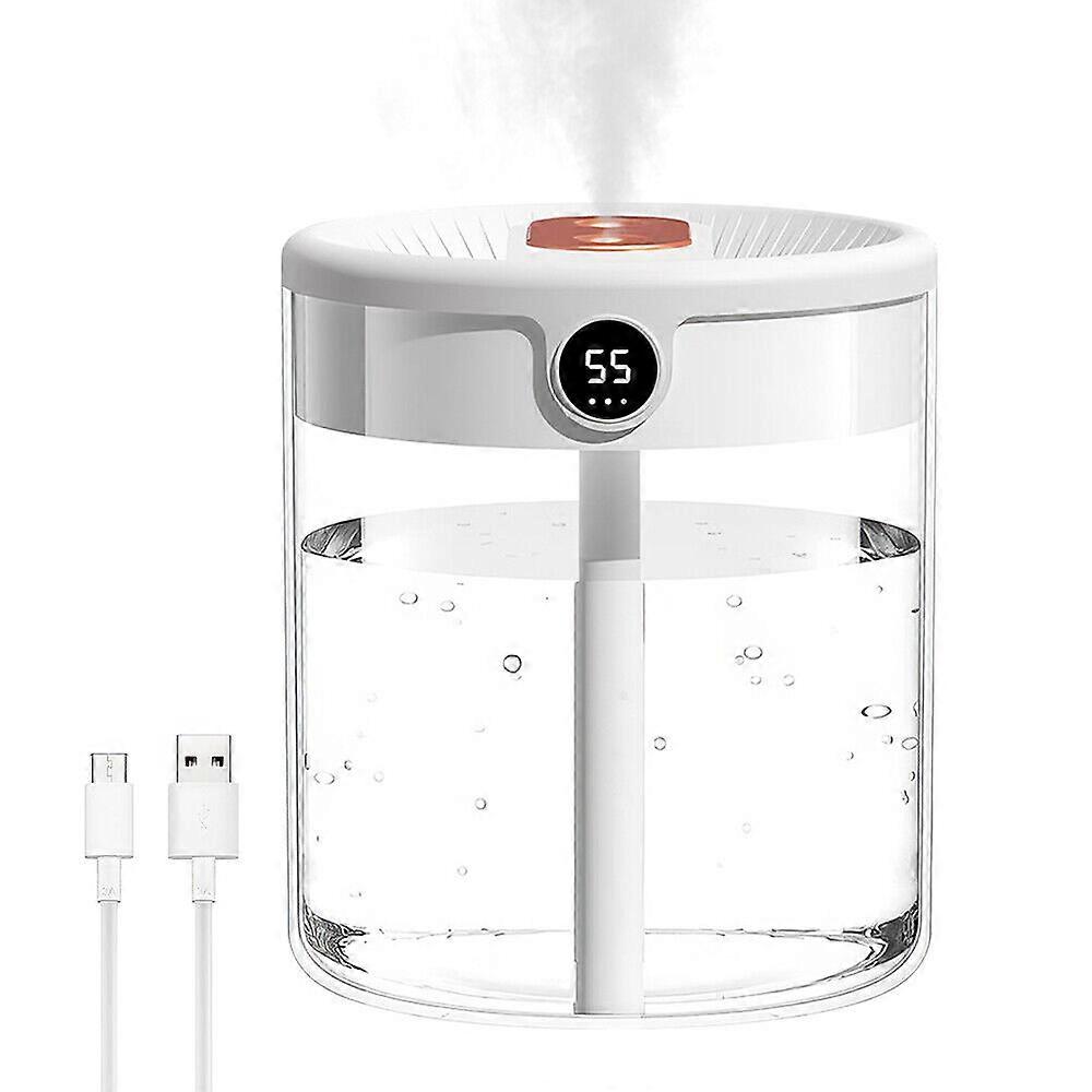 2000ml Air Humidifier Adjusting Home Cool Mist Diffuser Air Purifier LED Light