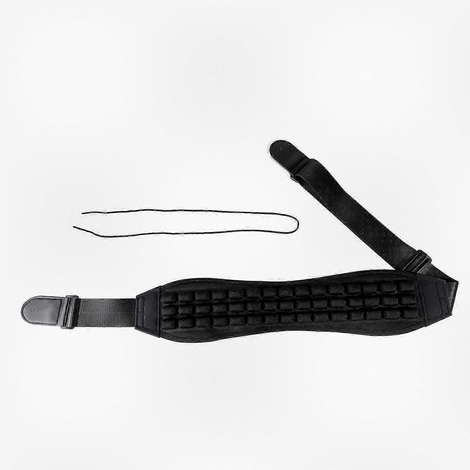 Adjustable Length Thickened Widened Nylon Bass Strap with Air Cushion Design Available in Two Sides for Comfortable Use