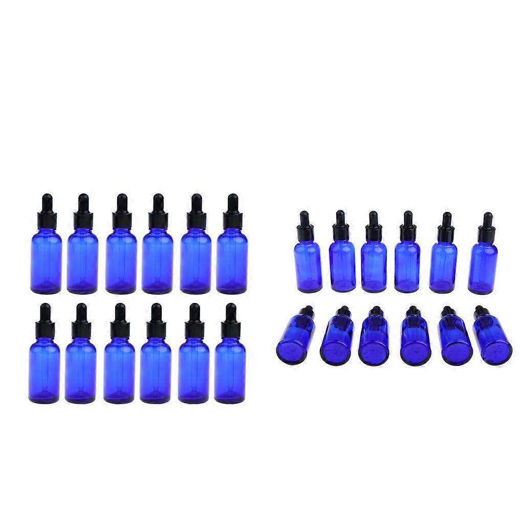 24 PCS 30ml Empty Dropper Bottle for Oil Vial