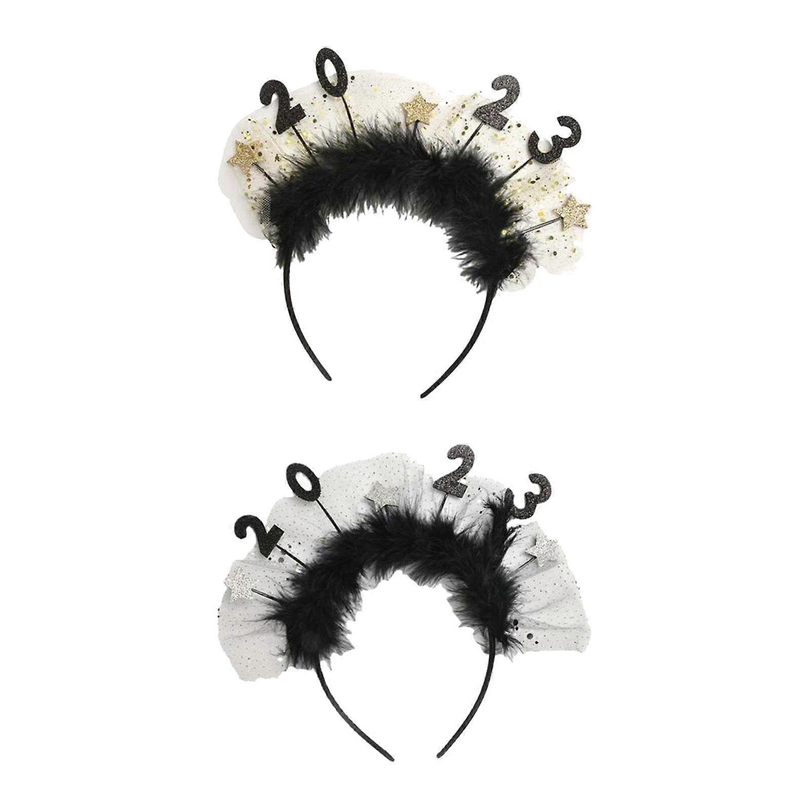 New Year Headbands, Creative Hats And Glitter