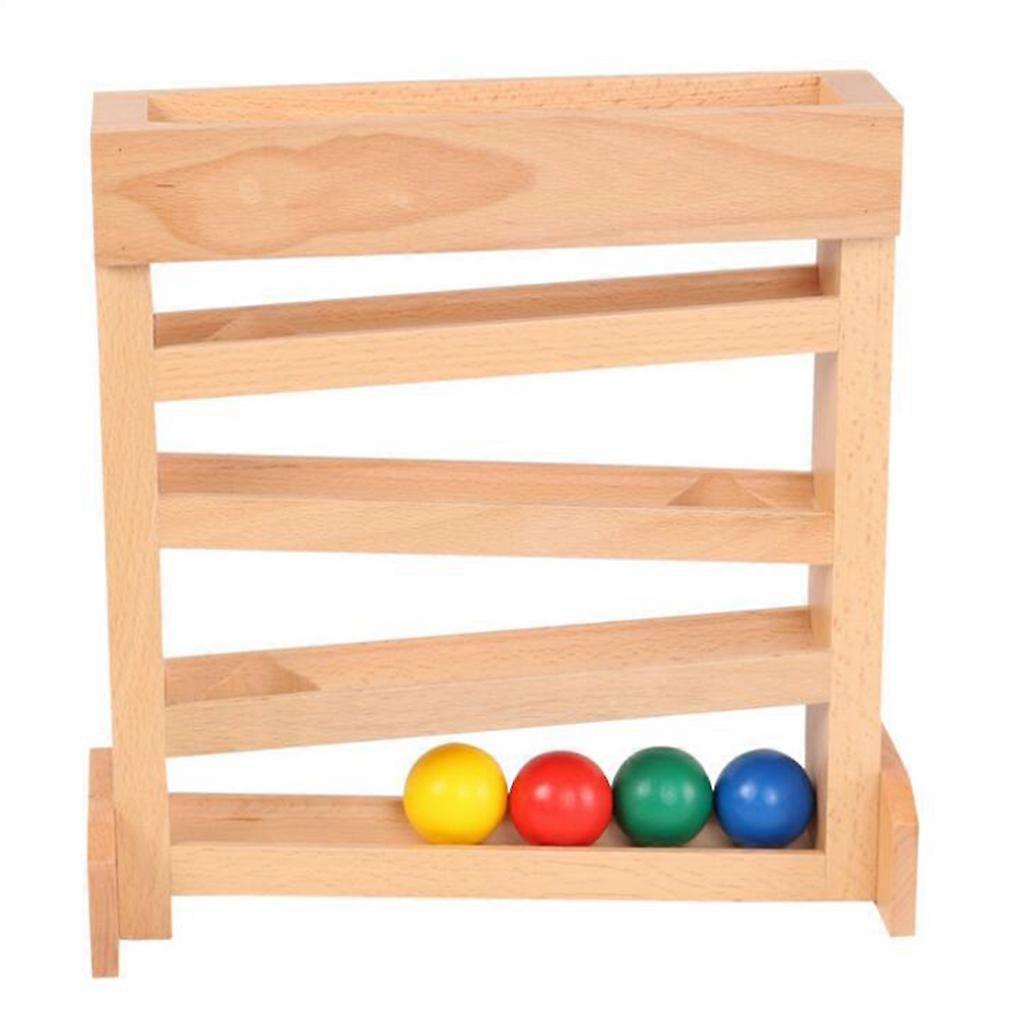 Table for Play Toy Wooden Track Slide Ball Game Brain Training Portable Table Game for Creative Kids Gift