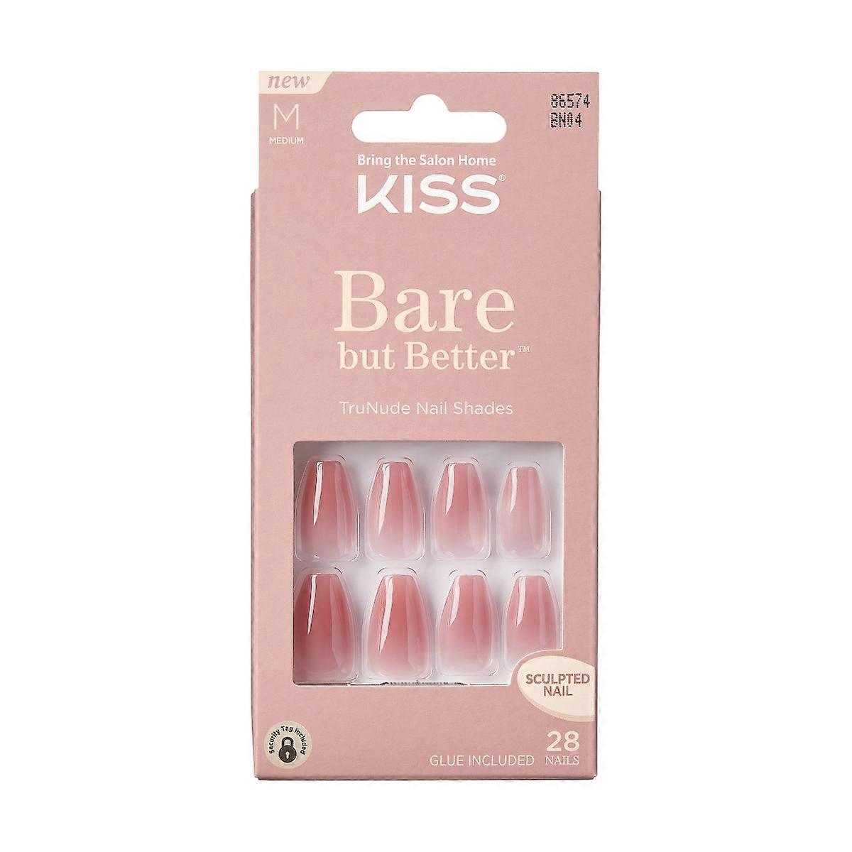 Kiss Bare But Better 假指甲 - 粉色 - 28片
