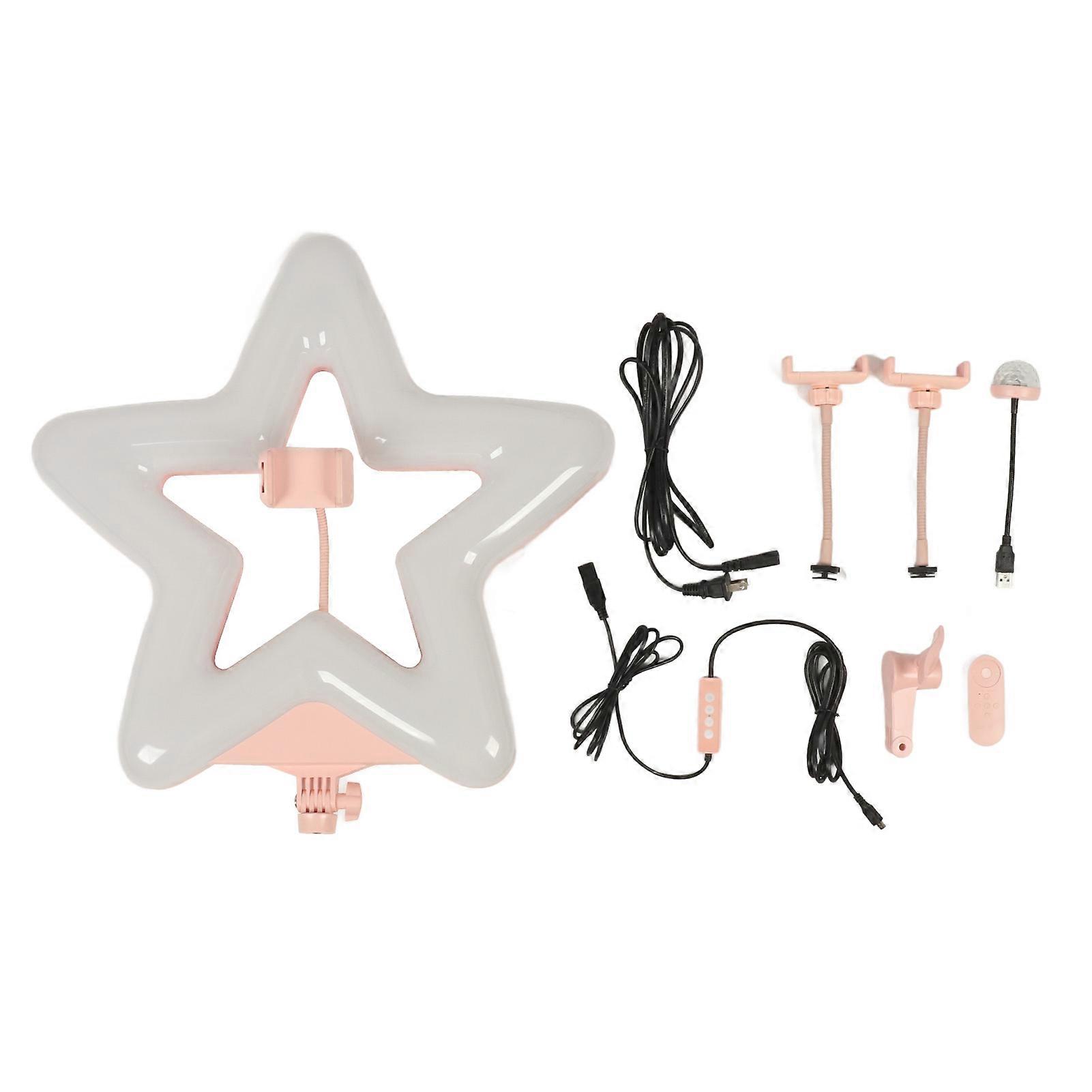 Star Shaped LED Fill Light: Adjustable Studio Light for Photography & Beauty Tasks