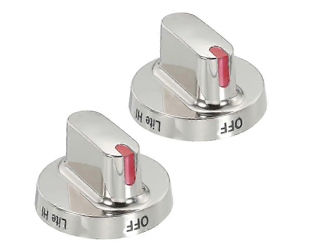 2PS Gas Range Burner Knob Kit Replacement Suitable for Certain Brands NX58F5500SB/AA-00 NX58F5500SS/AA-00