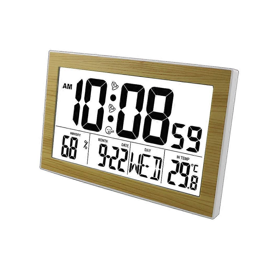 Versatile Clock with Calendar for Tabletop or Wall Installation