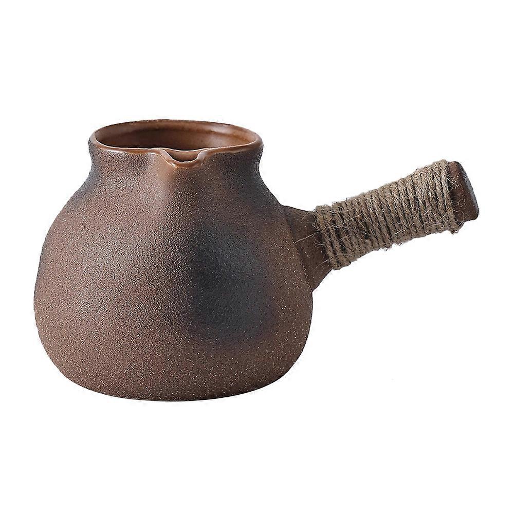 Coarse Pottery Camping Kettle for Tea & Coffee – Versatile Use at Home, Kitchen, Restaurant & Outdoors