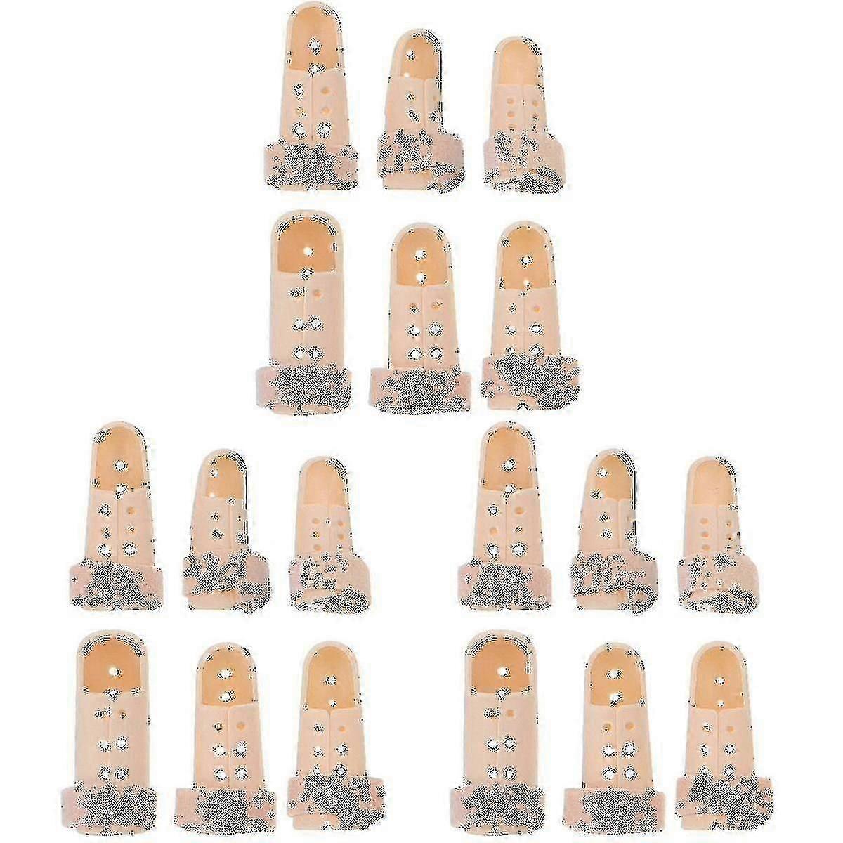 Dynamic Finger Corrector: 6 Pcs Plastic Wrist & Finger Splint