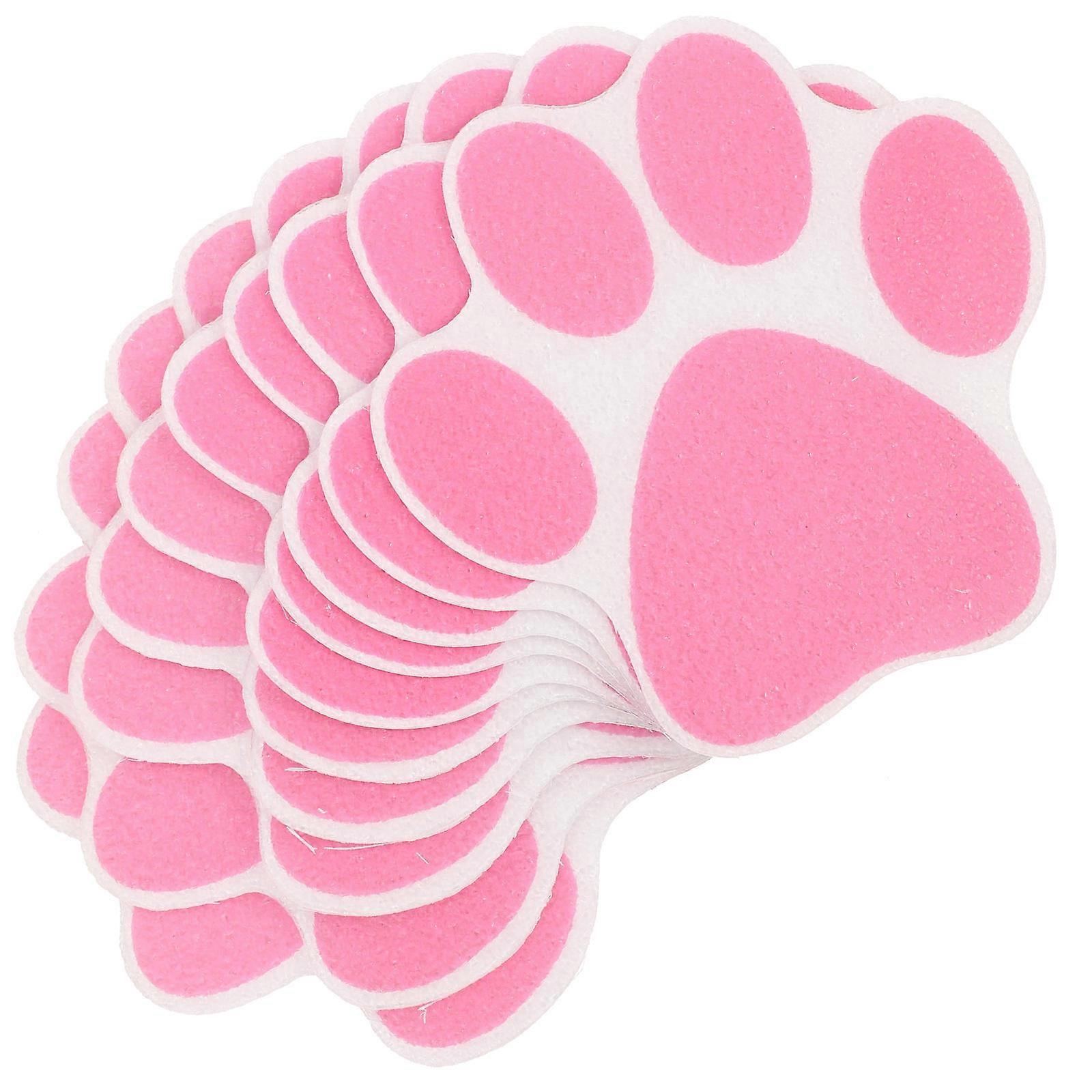 Waterproof Paw Print Floor Decals, Reliable Non-Slip Solution for Stairs and Baths