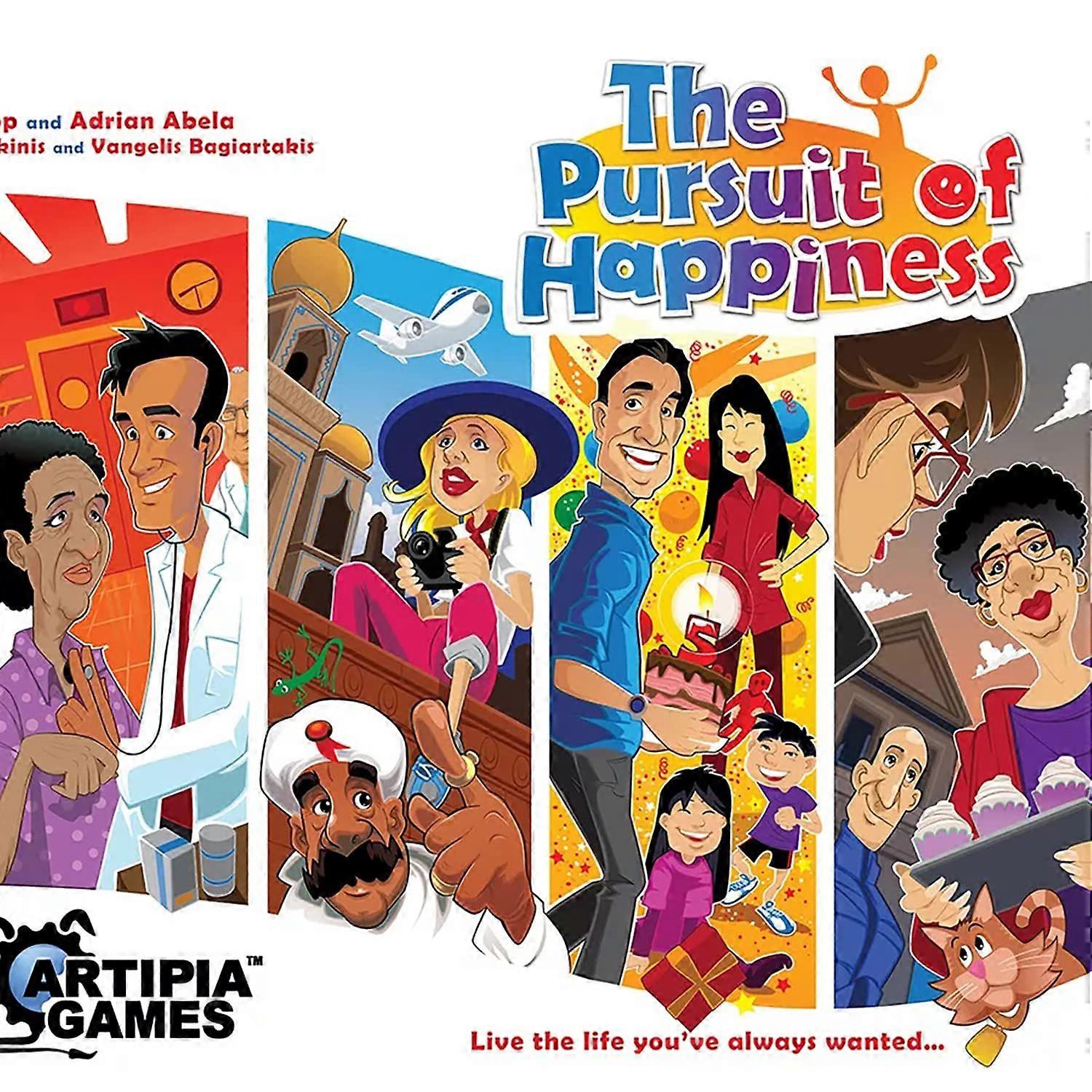 Artipia Games The Pursuit Of Happiness: All-in Big Box - Includes Base Game, Expansions (community, Experiences, Nostalgia) & 4 Mini