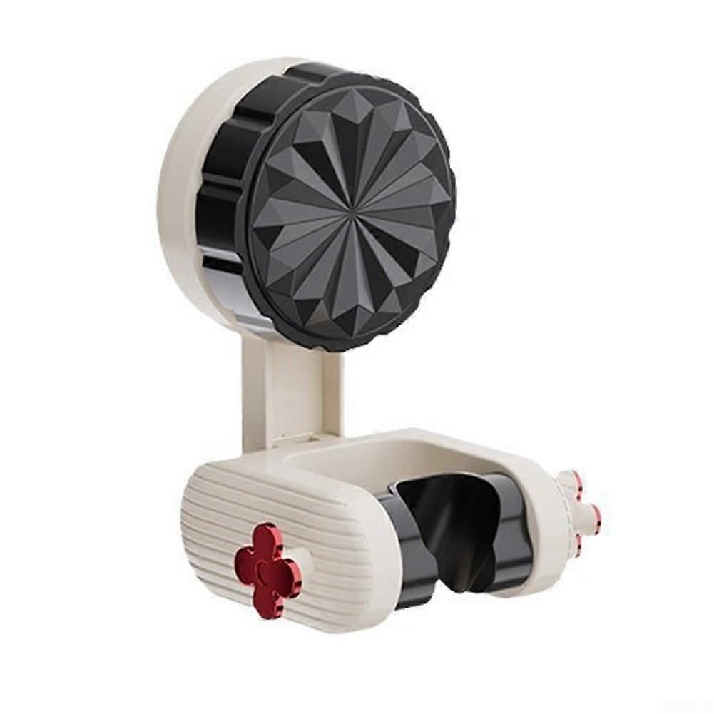 Adjustable Shower Head Holder with Suction Cup for Secure Mounting and Custom Angles, Black, Compatible with Standard Shower Heads