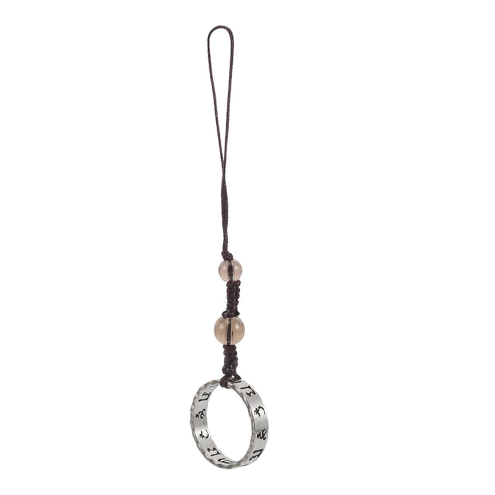 Phone Finger Strap Silver 11.00X2.50X0.50CM Creative Hanging Rope For Formal Occasions 1Pcs